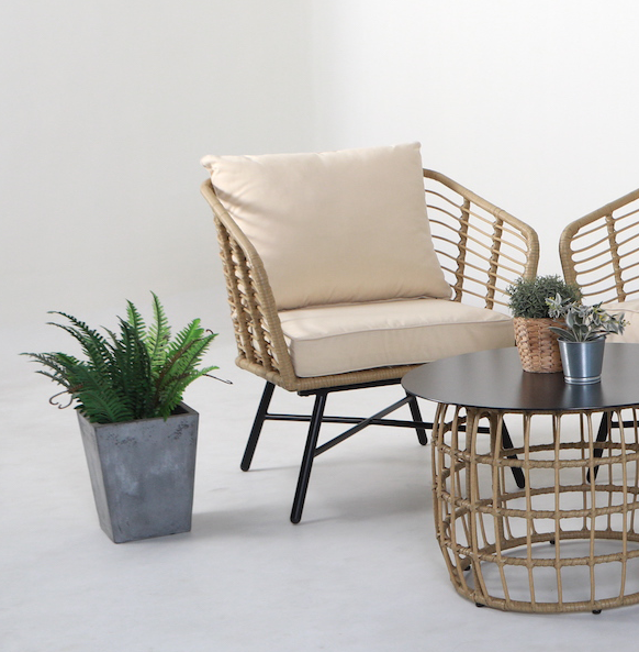 Royan terassi sohvaryhmä, polyrottinki