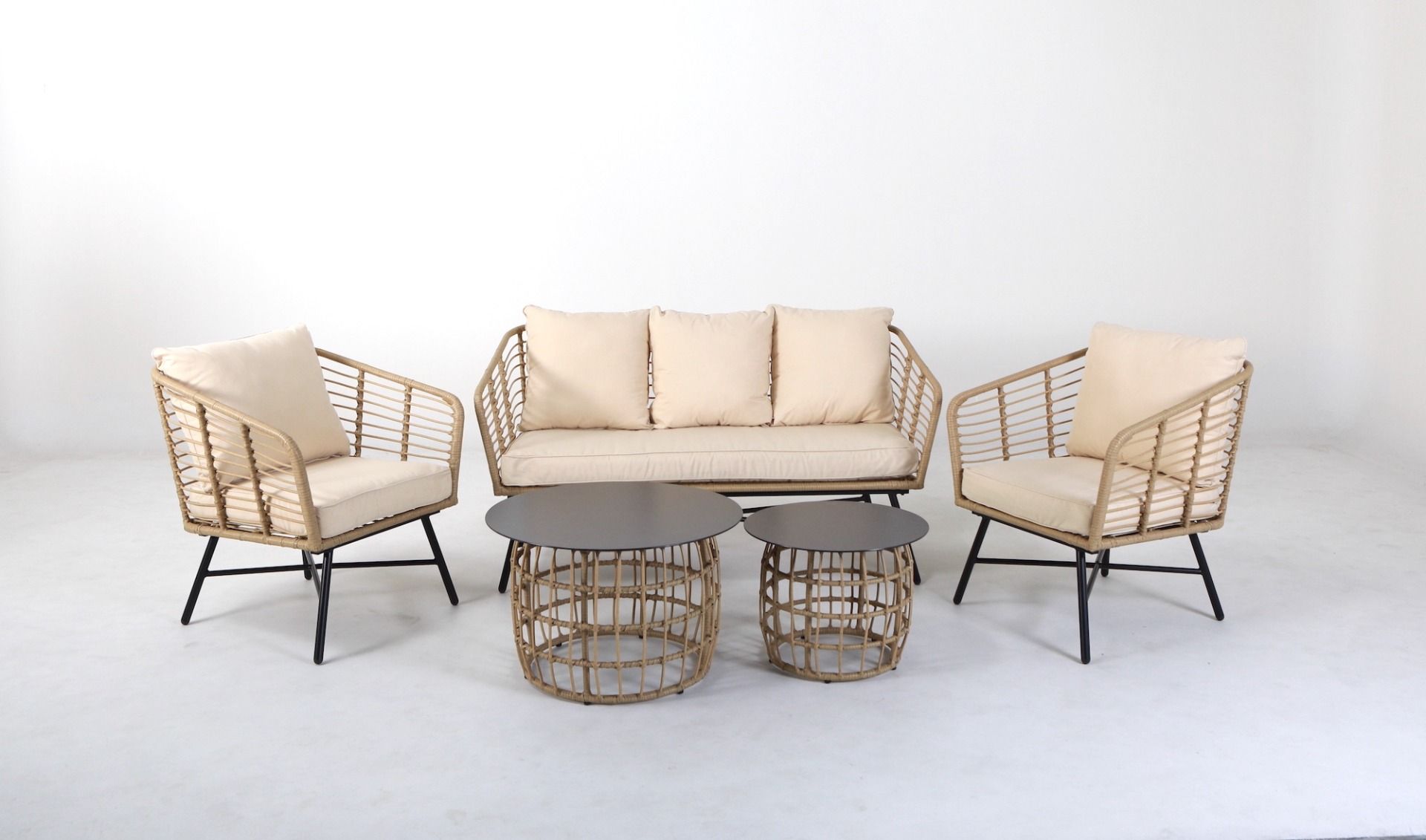 Royan terassi sohvaryhmä, polyrottinki