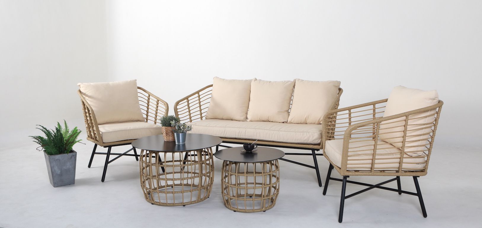 Royan terassisohva, polyrottinki