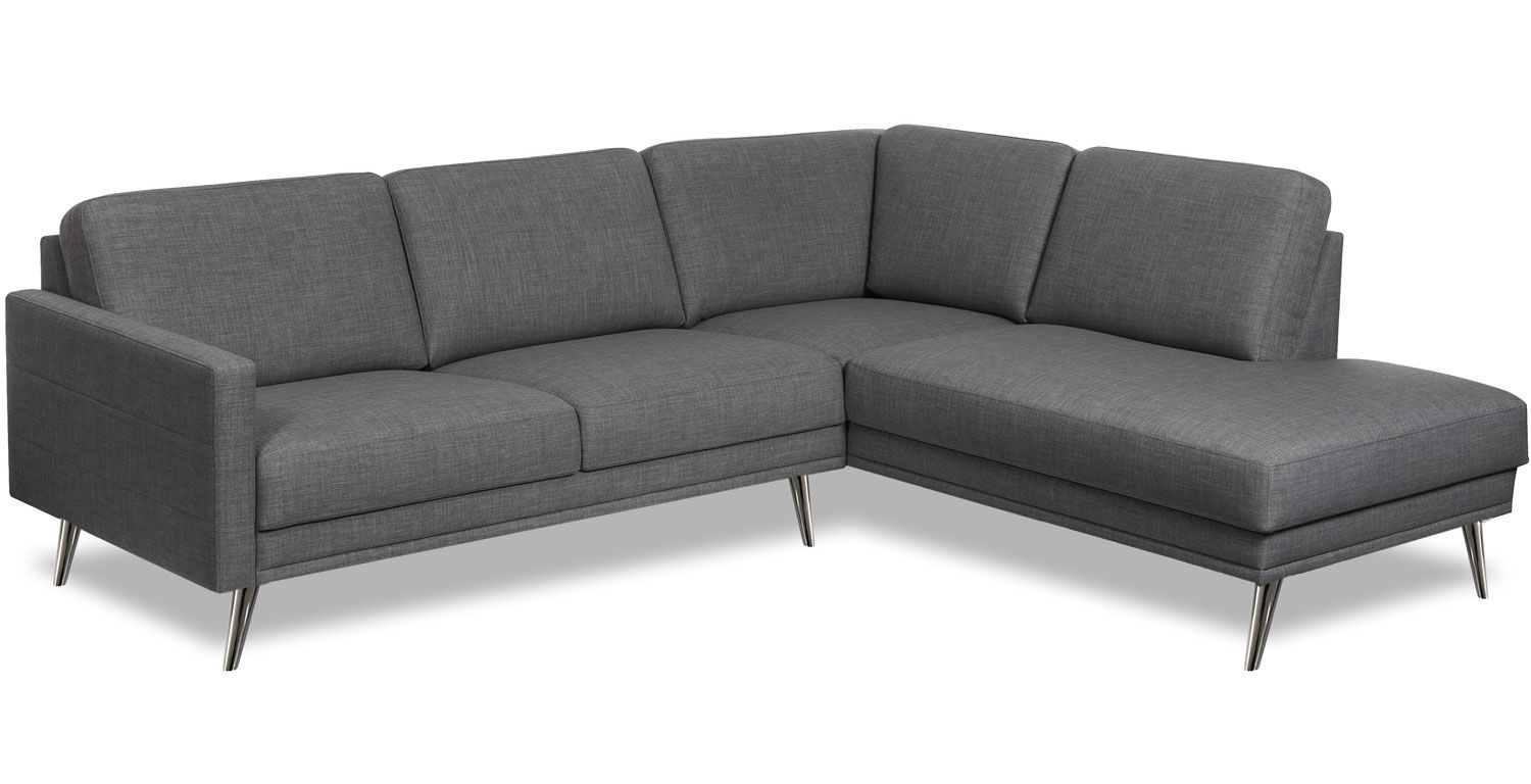 Rumba avokulmasohva, harmaa