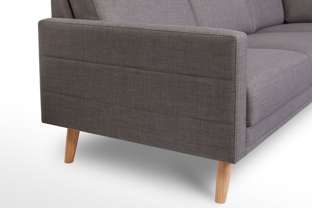 Rumba avokulmasohva, harmaa