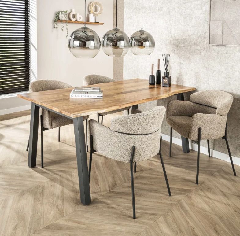 Amsterdam Edge ruokapöytä 180x90cm