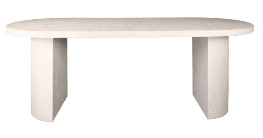 Amsterdam Arch Stone ruokapöytä 215cm, marmori/komposiitti