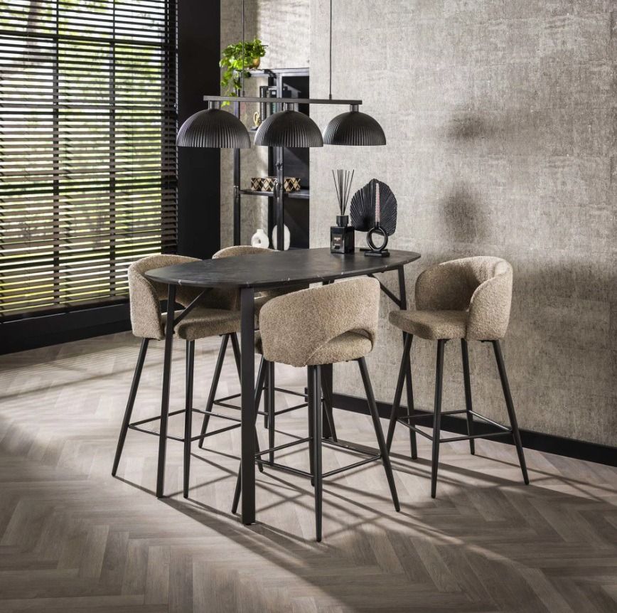 Amsterdam Onyx baaripöytä 140cm