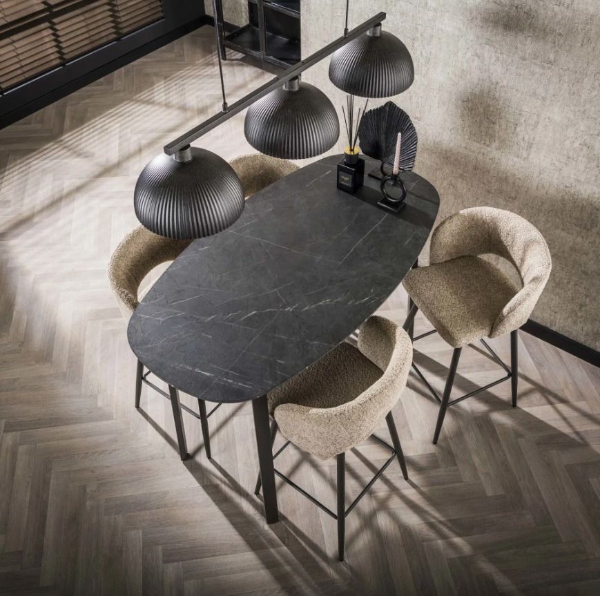 Amsterdam Onyx baaripöytä 140cm