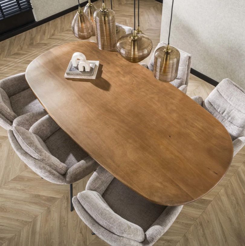 Amsterdam Cliff ruokapöytä 215cm, mangopuu