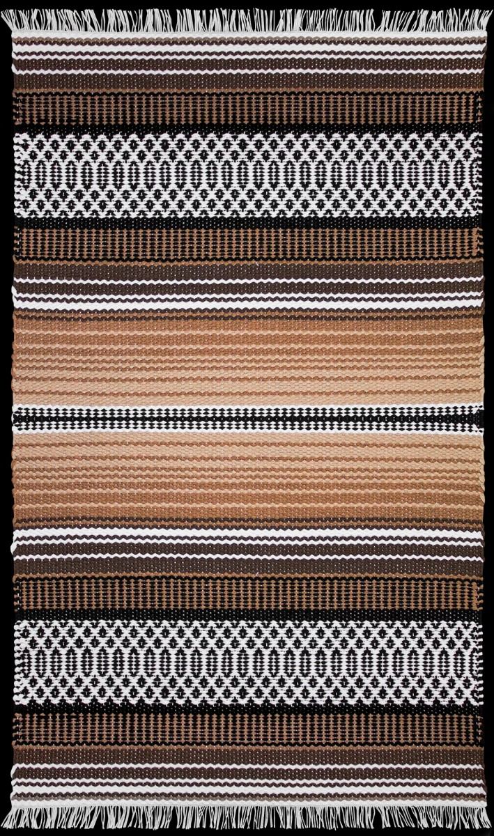 Maija Ruskea puuvillamatto, eri kokoja