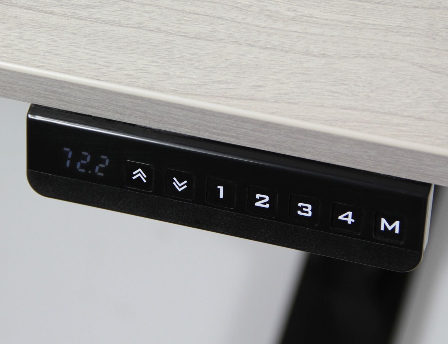 Hiipakka Ergo sähköpöytä harmaalla jalalla