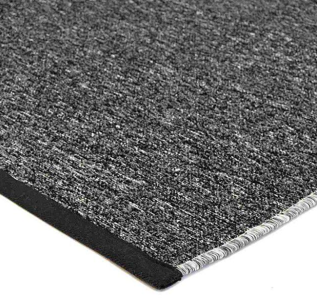 Saima puuvillamatto, musta