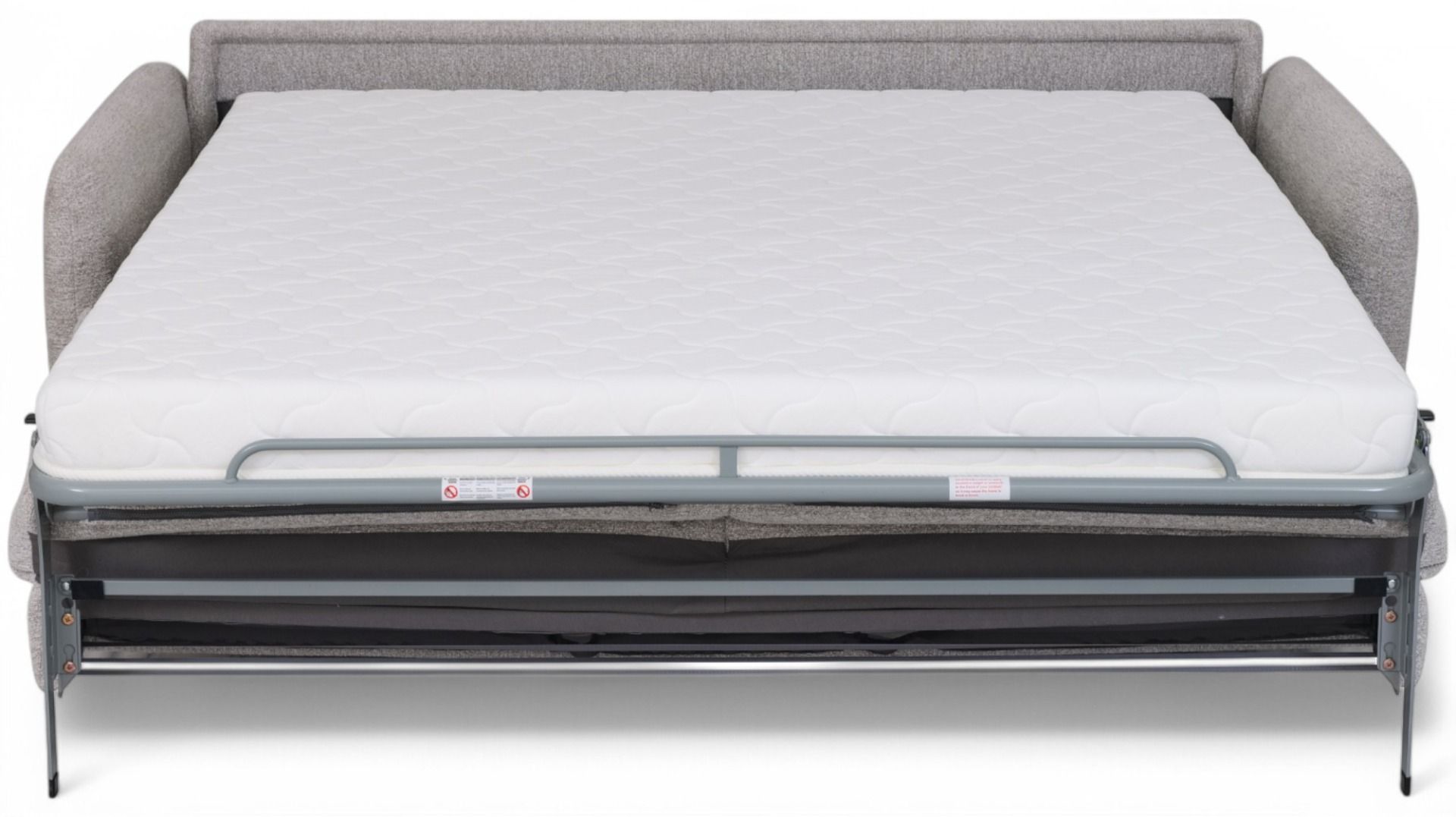 Salla vuodesohva vaaleanharmaa 160 cm vuoteella