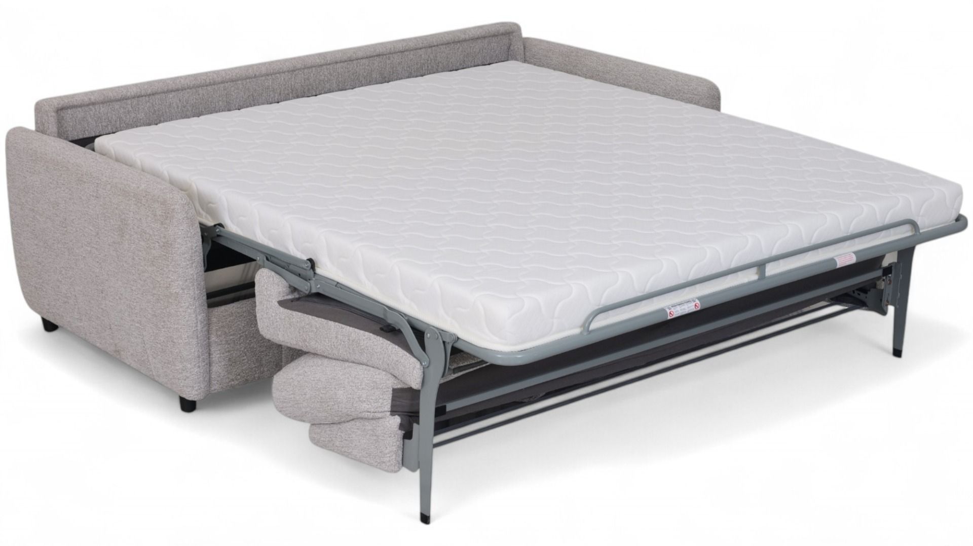 Salla vuodesohva vaaleanharmaa 160 cm vuoteella