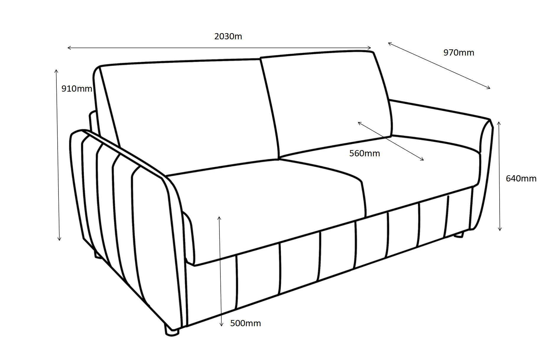 Salla vuodesohva vaaleanharmaa 160 cm vuoteella