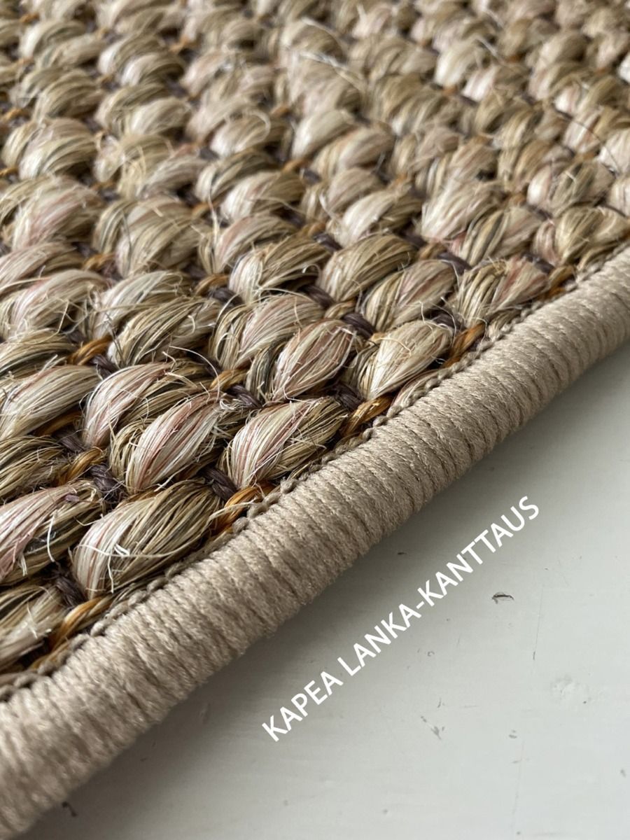 Sisal matto tigra, Sora, mittojen mukaan