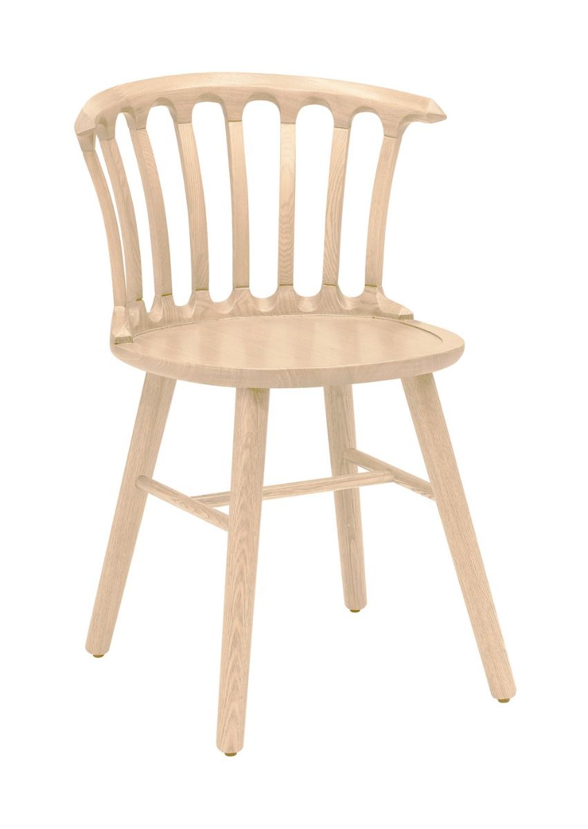 Hans K San Marco ruokailutuoli, valkoöljytty tammi