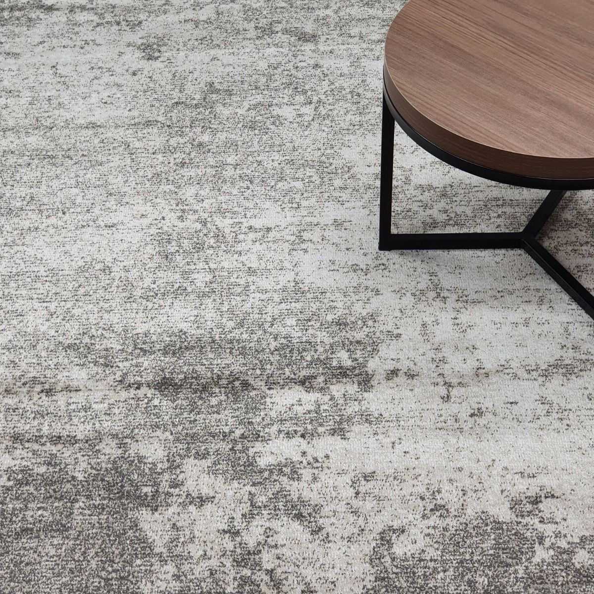 Sand taupe viskoosi-matto, eri kokoja