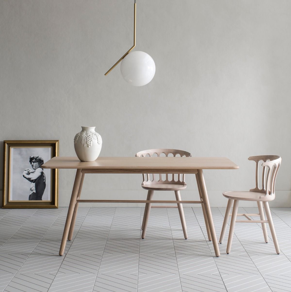 Hans K San Marco pöytä 170cm, valkolakattu