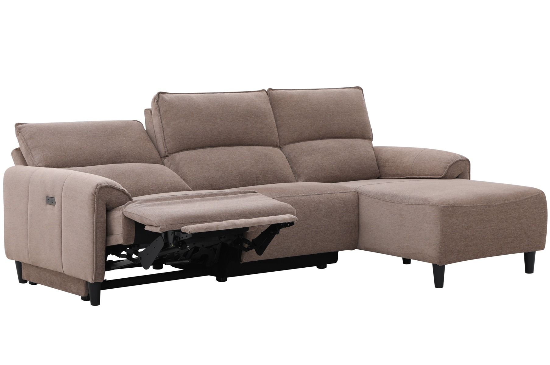 Select divaanisohva sähkömekanismilla, khaki