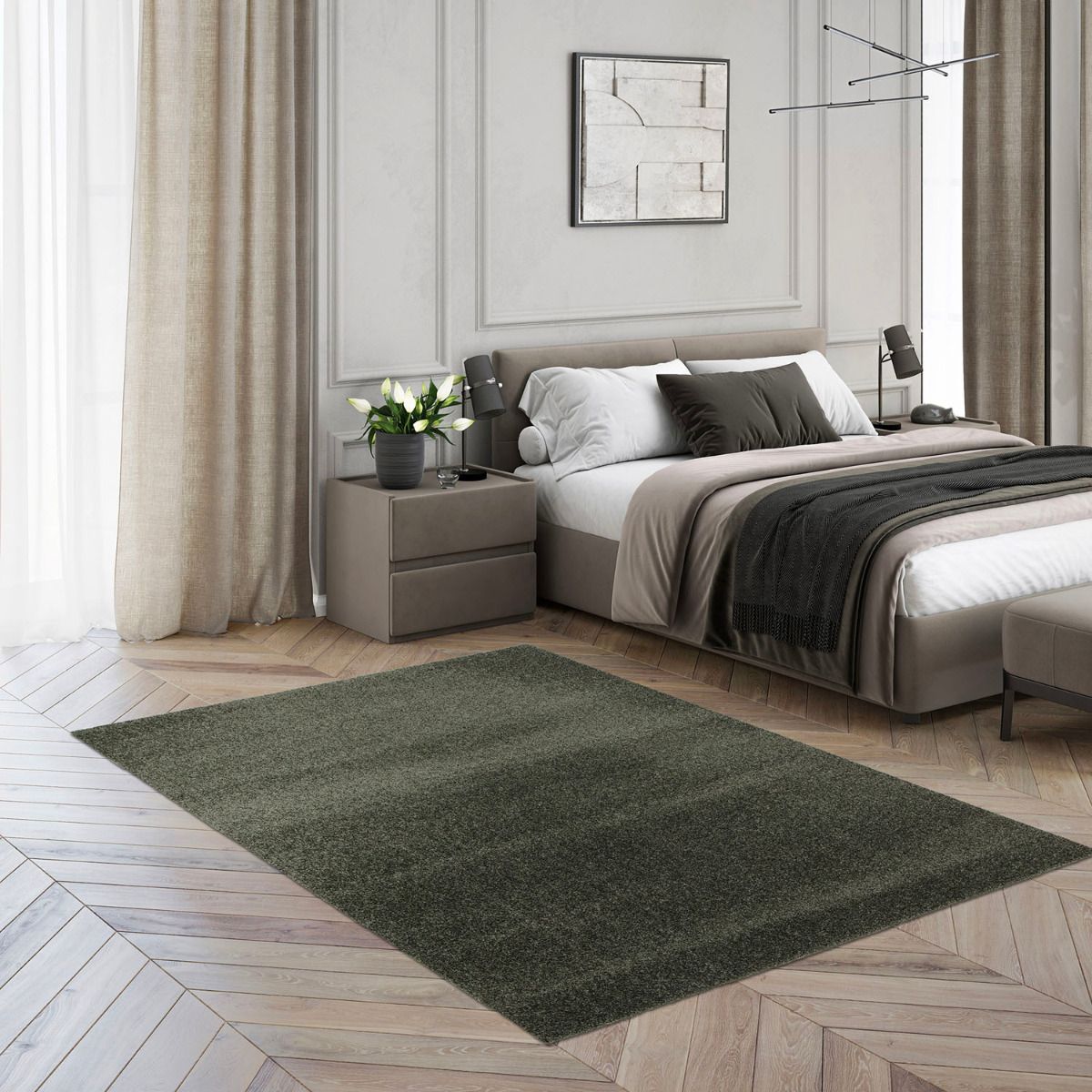 Serena nukkamatto Vihreä