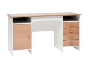 Sesam monitoimipöytä Nro 213, pyökki/valkoinen