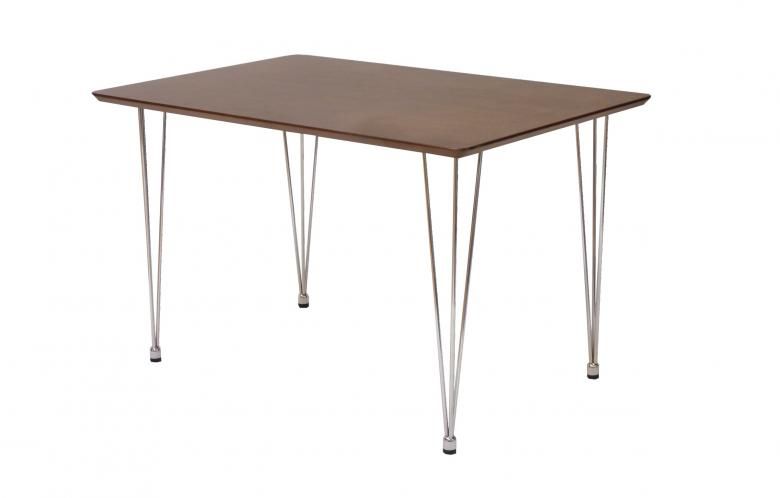 Siesta ruokapöytä 80x120cm, pähkinä