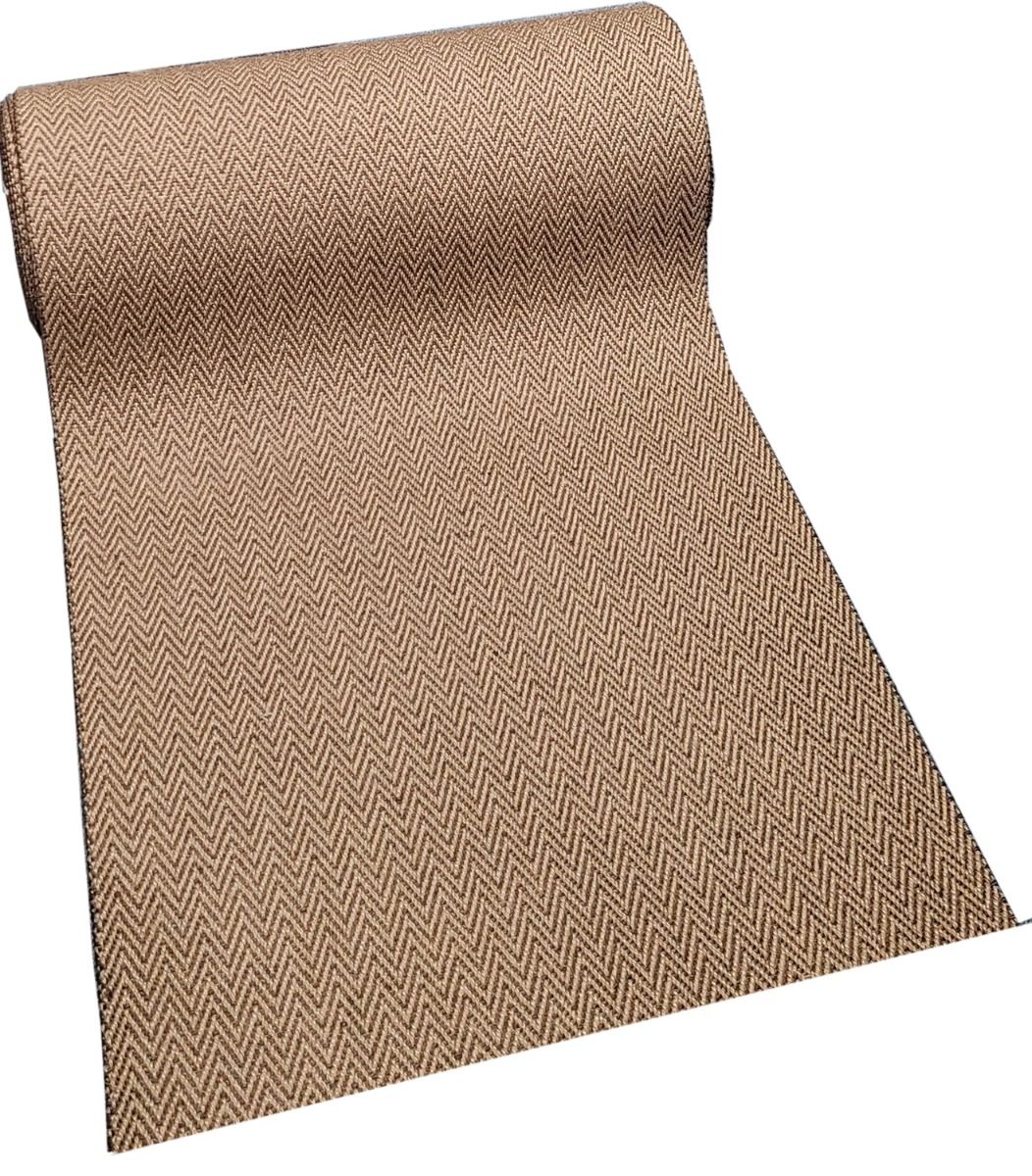 Sisal käytävämatto 90 cm Ziczac ruskea