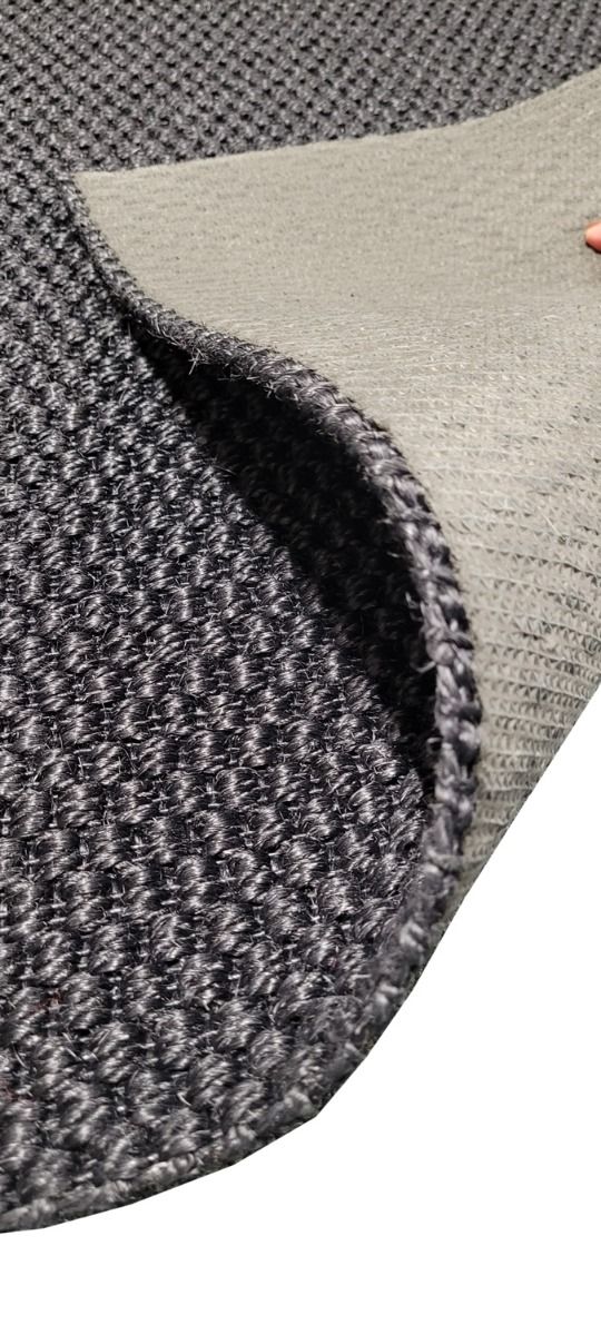 Sisal käytävämatto 90 cm musta