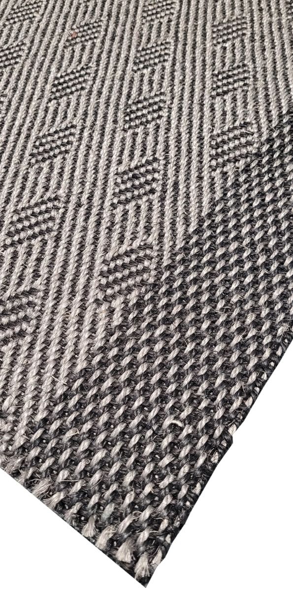 Sisal käytävämatto 90 cm salmiakki