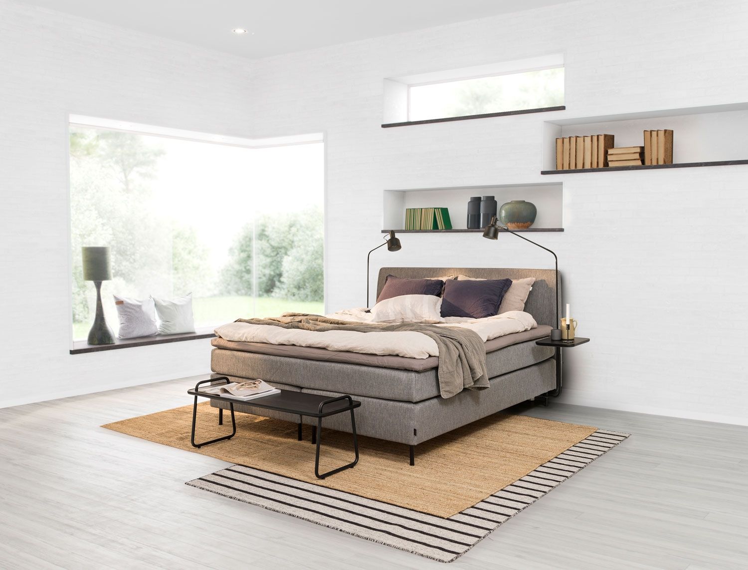 Jensen Add On kiinteä valaisin sänkyyn