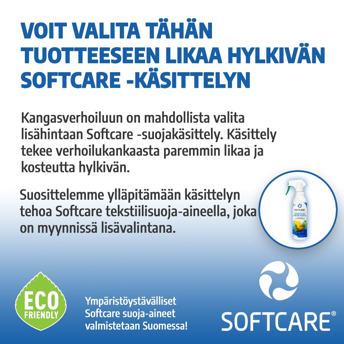 Elle 2-istuttava sohva, eri värejä