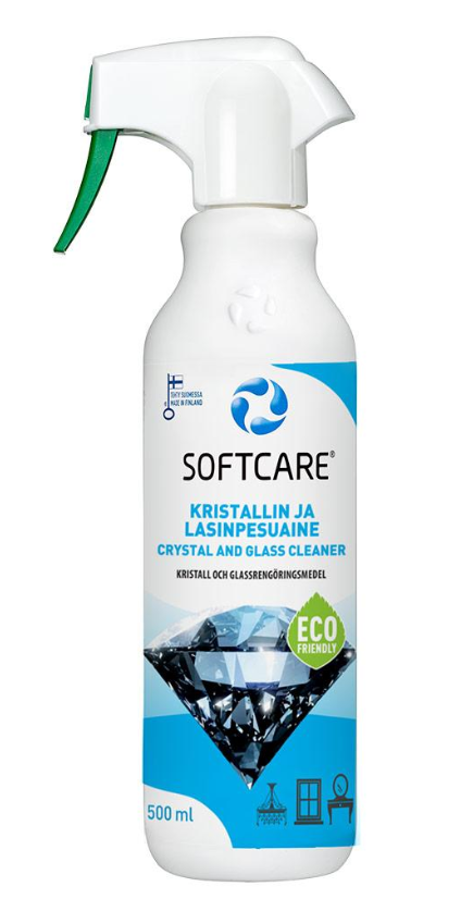 Softcare Kristallin ja lasinpesuaine 500ml