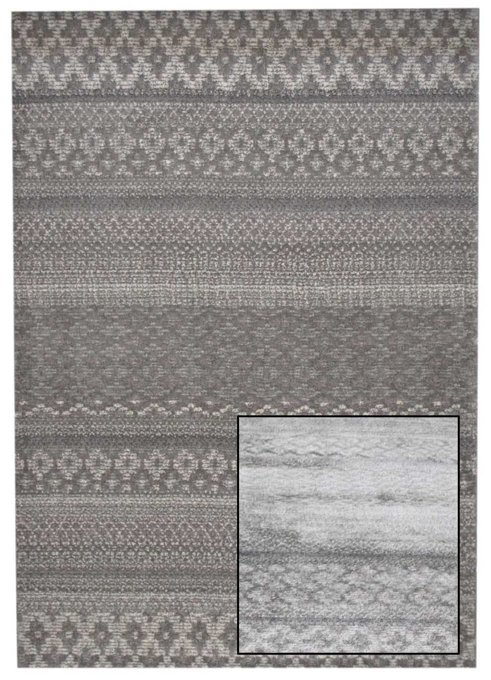 Soho-nukkamatto harmaa, 140x195 cm