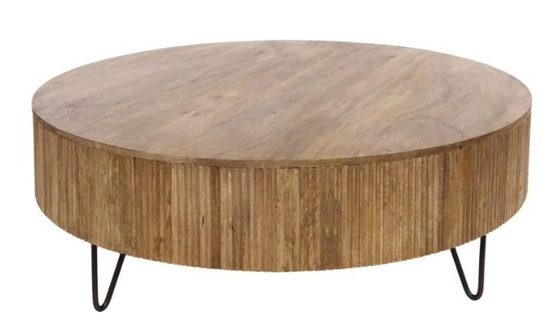 Amsterdam Wave sohvapöytä 120cm, mangopuu