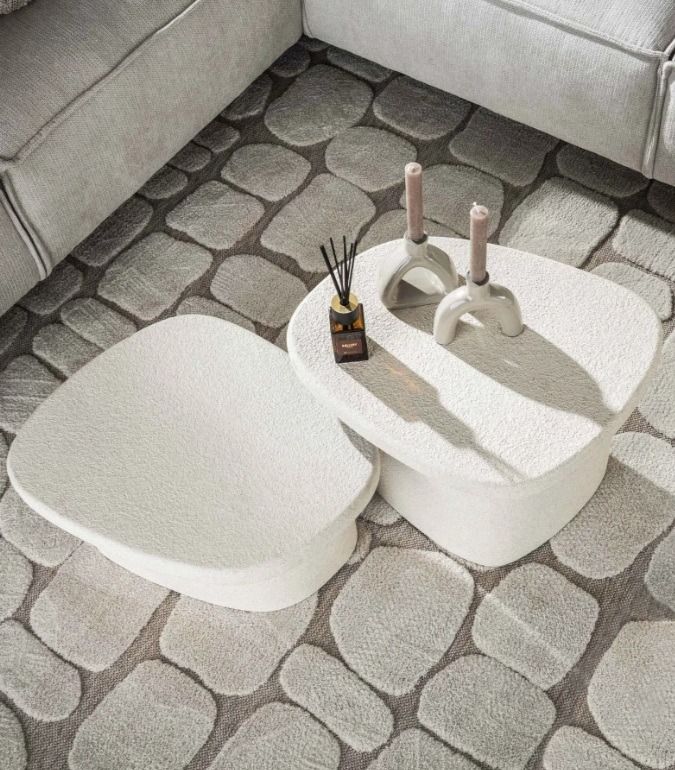 Amsterdam Stone sohvapöytäsarja, marmori/komposiitti