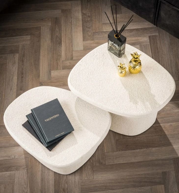 Amsterdam Stone sohvapöytäsarja, marmori/komposiitti