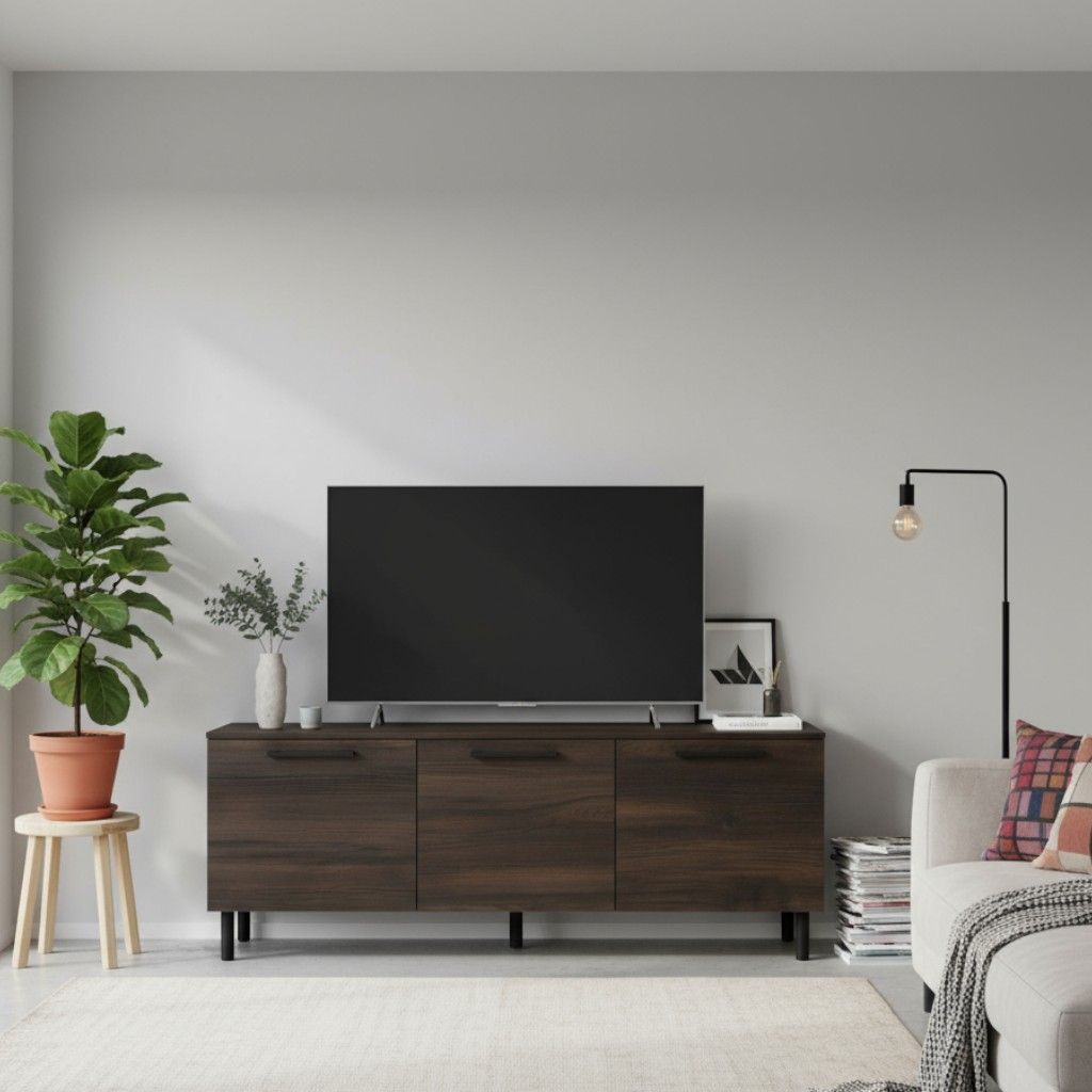 Solo TV-taso tumman tammen värillä