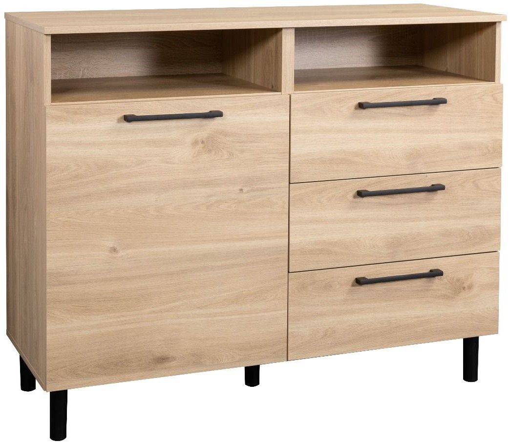 Solo senkki tammen värisenä ja mustat vetimet sekä jalat