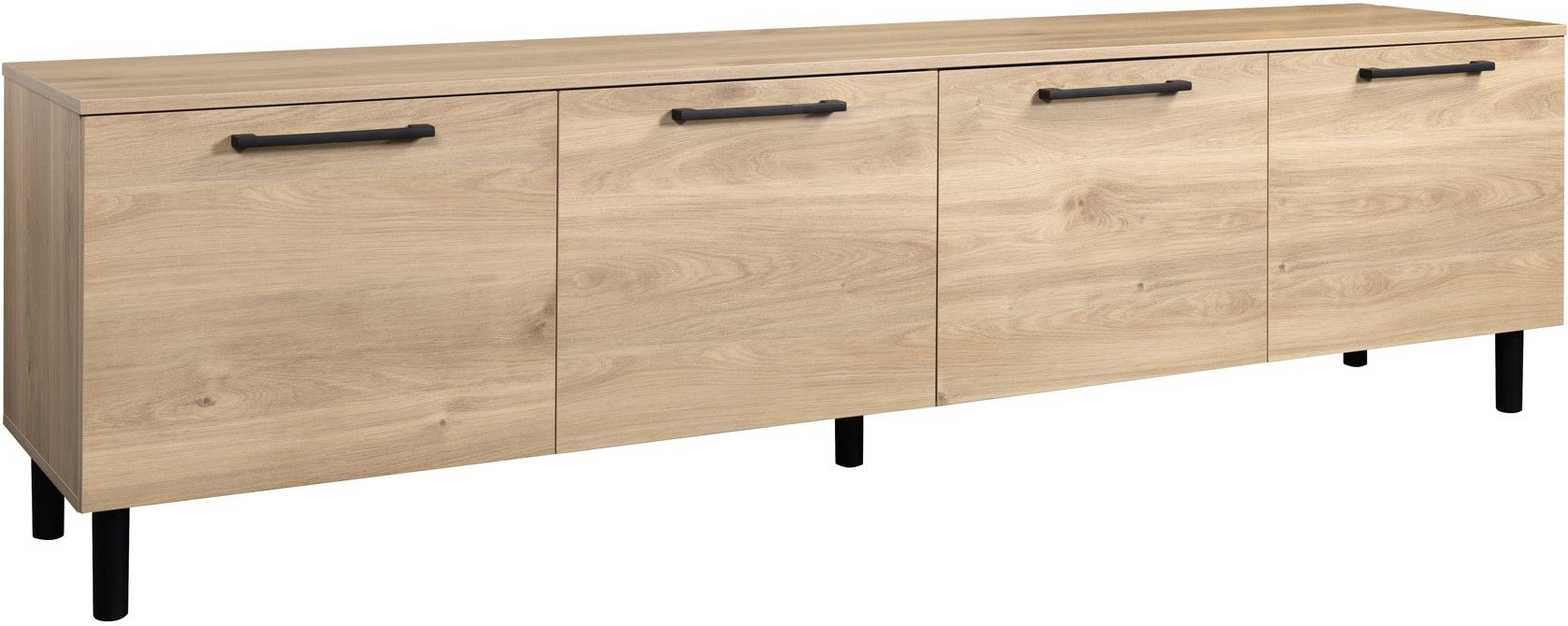 Solo tv-taso tammen värisenä ja 220cm leveänä