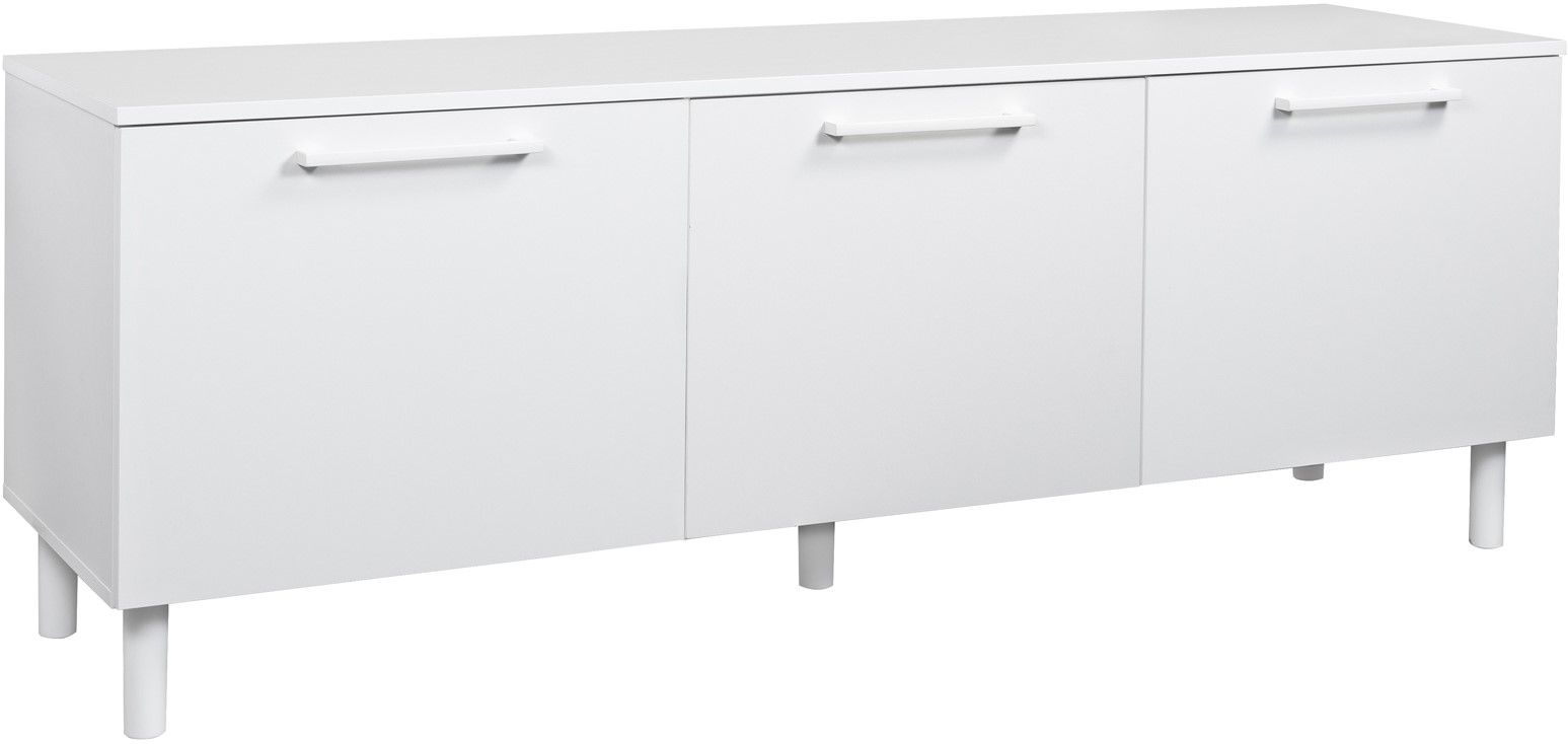 Solo TV-taso valkoinen kolmella umpiovella edullisesti