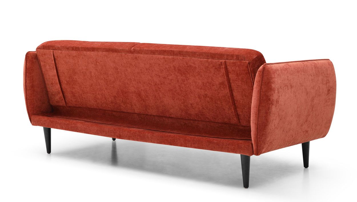Marlene 3-ist vuodesohva, oranssi