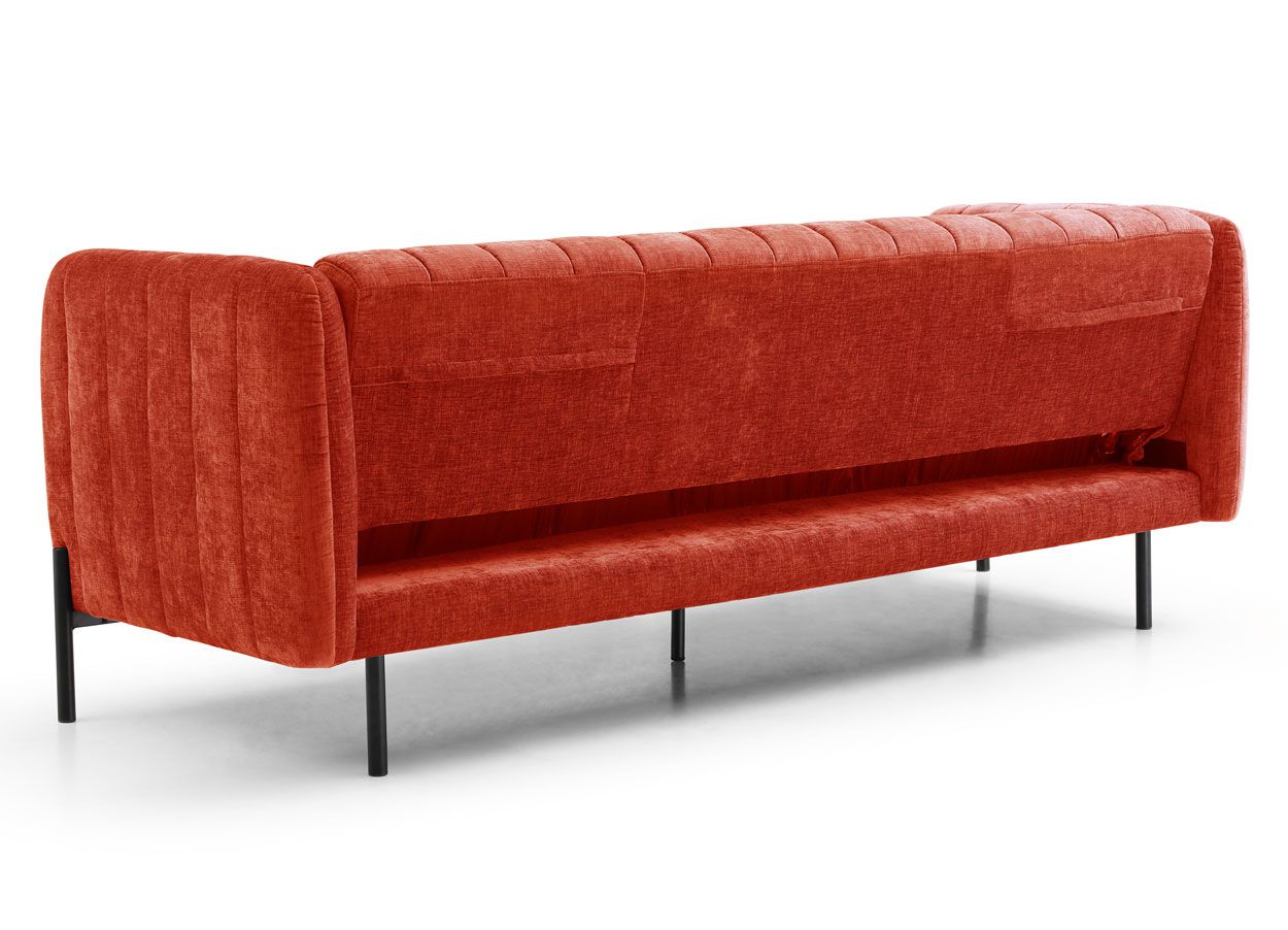Bogart 3-ist vuodesohva, oranssi