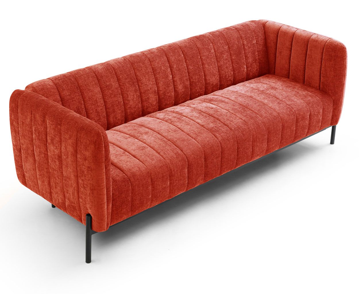 Bogart 3-ist vuodesohva, oranssi