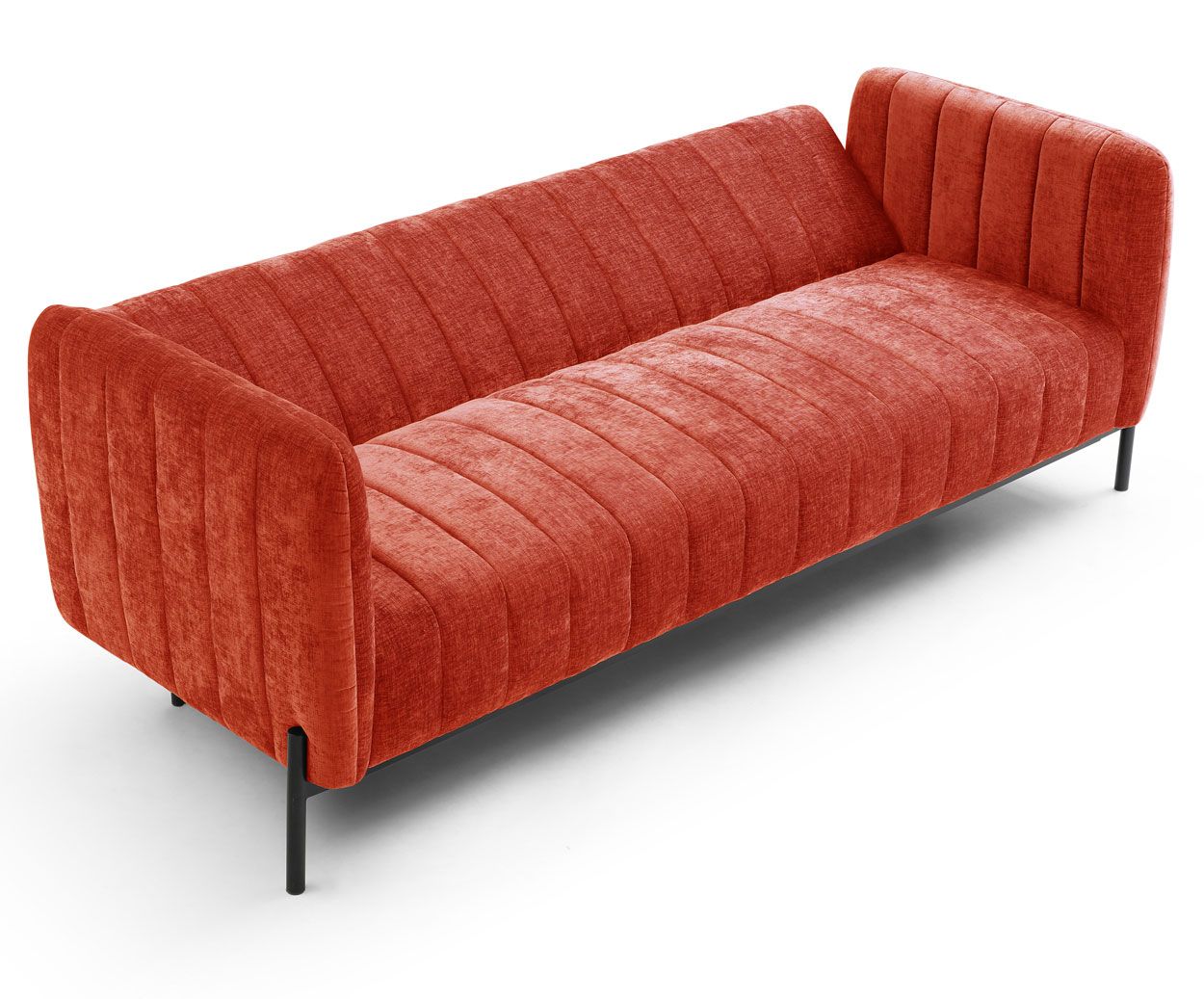 Bogart 3-ist vuodesohva, oranssi