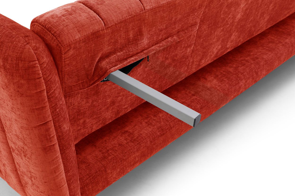 Bogart 3-ist vuodesohva, oranssi