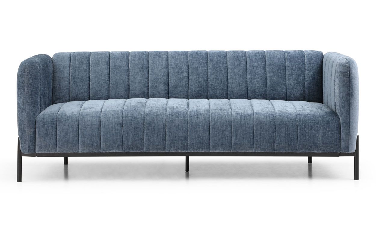 Bogart 3-ist vuodesohva, sininen