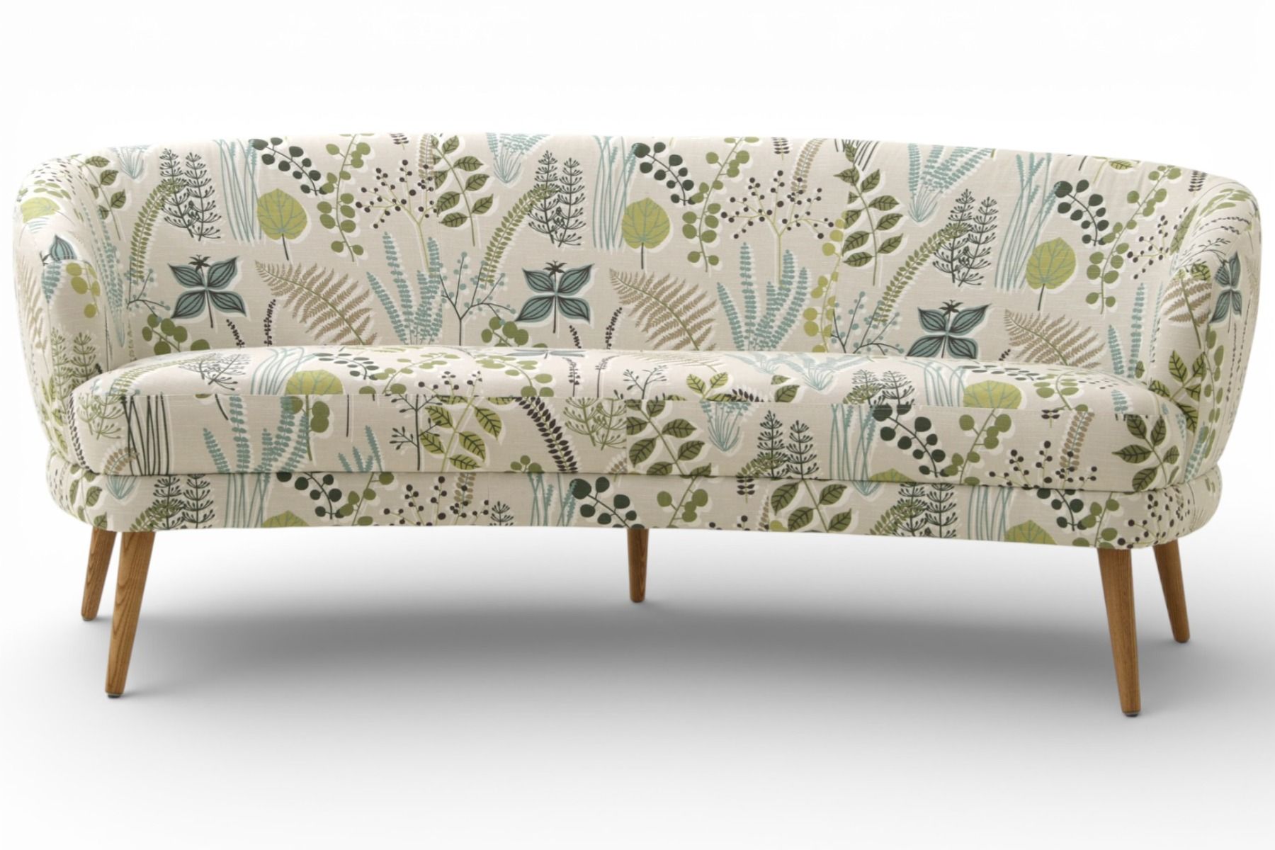 Stig kaareva sohva, kukkakuosi