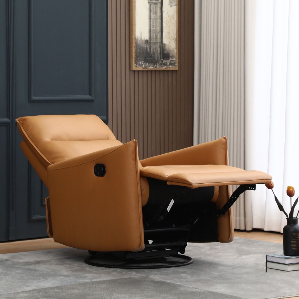 Stockholm mekanismituoli, konjakinruskea