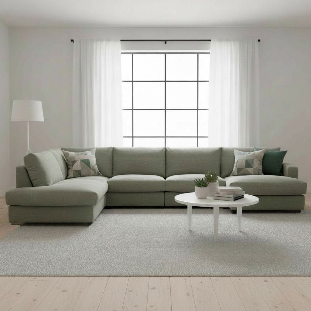 Neiser Stockholm U-kulmasohva, eri värejä