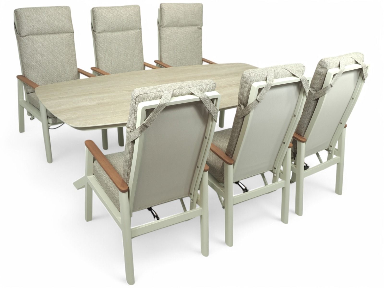 Stone terassipöytä 220x100, keraaminen kansi