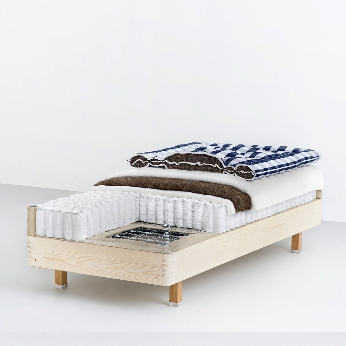 Hästens Superia runkosänky BJX-petauspatjalla, eri kokoja