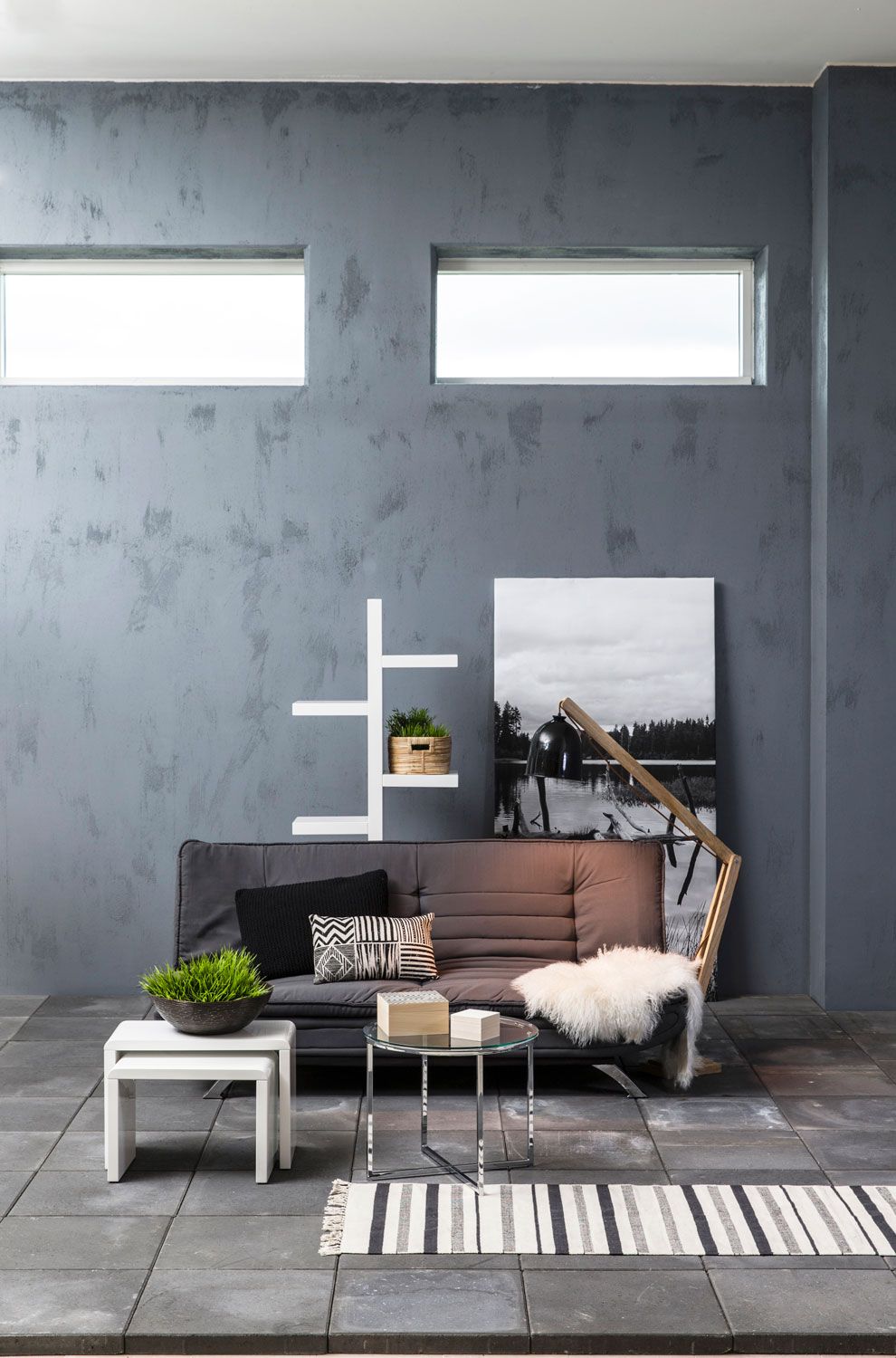 Supernova sarjapöytä, kiiltovalkoinen